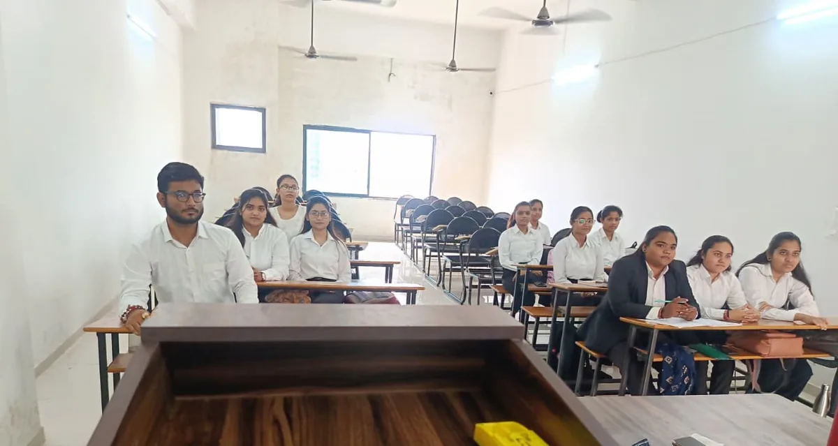 A class in session at the Naroda campus