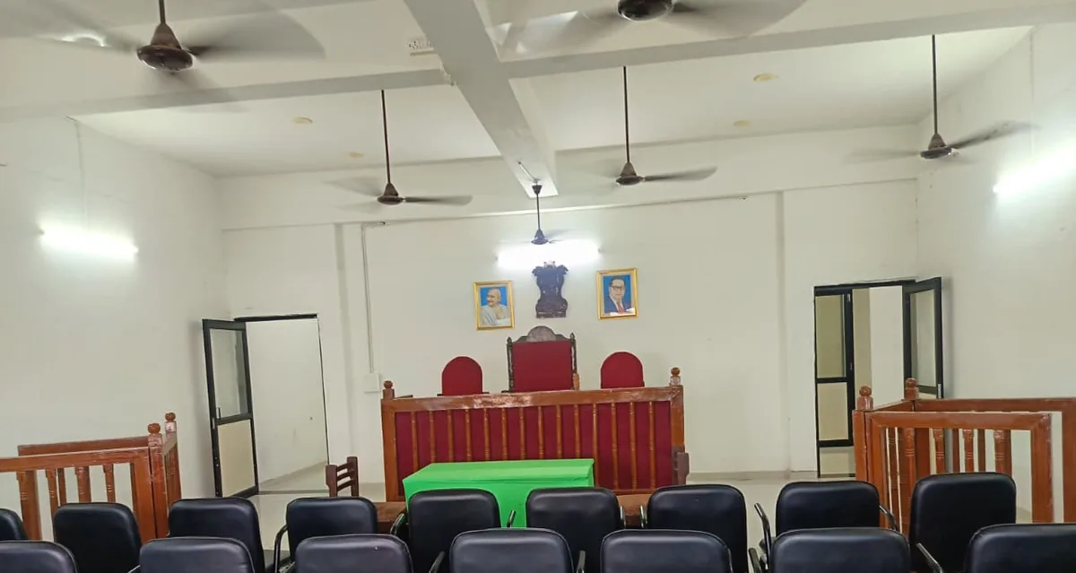 The moot court hall