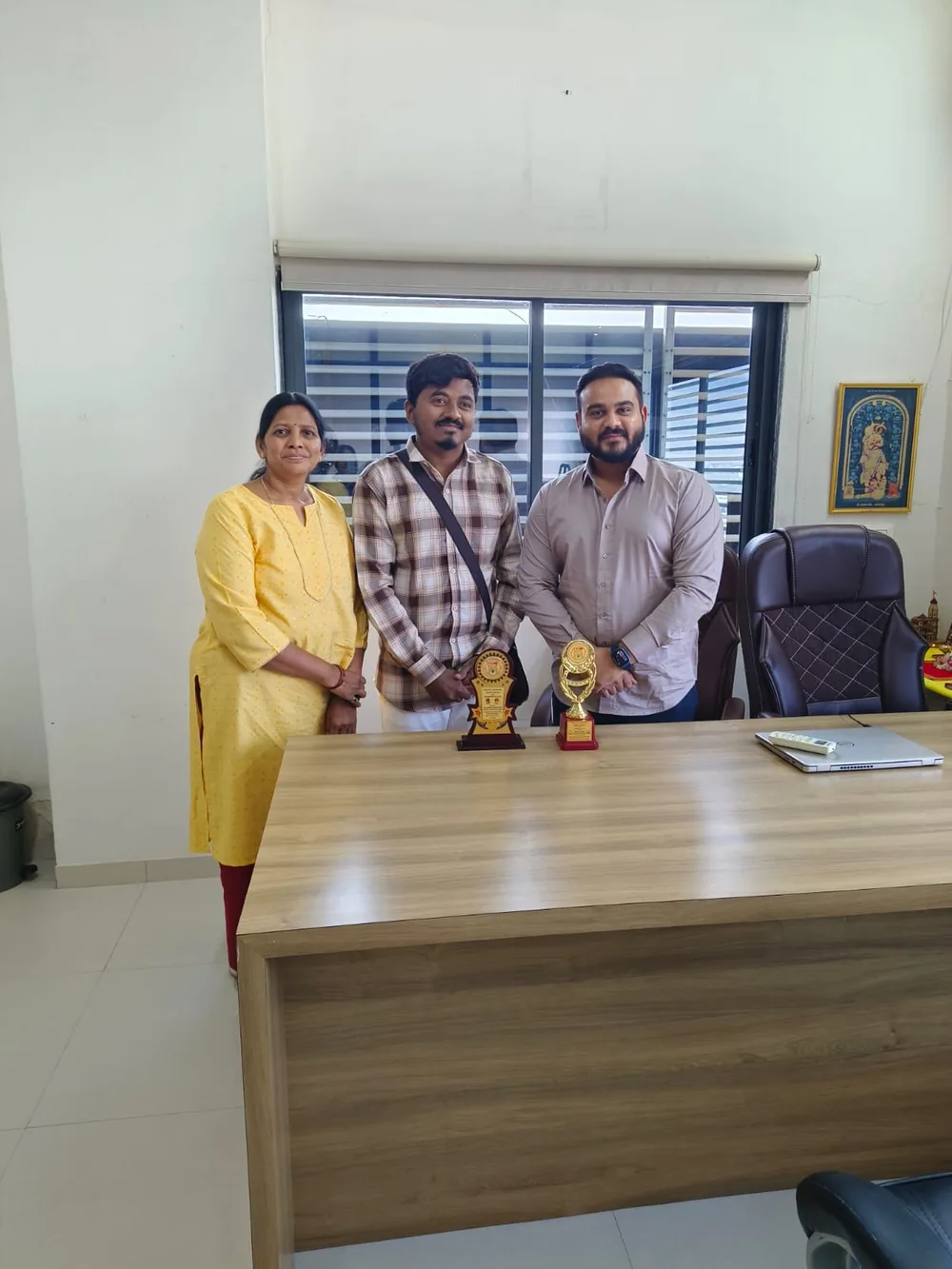 Youth Festival trophy at the College